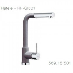 Vòi rửa bát HAFELE HF-GI501  màu iron grey 569.15.501
